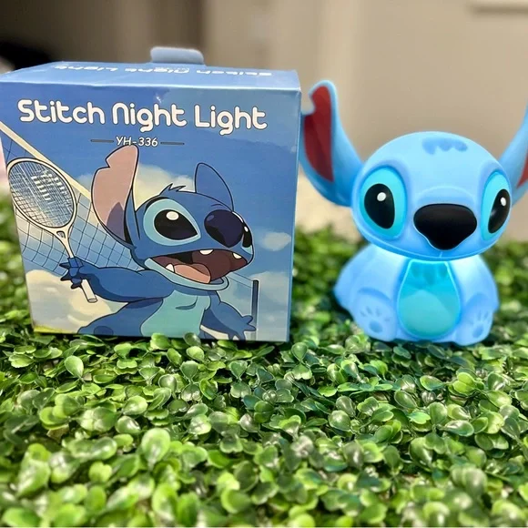Stitch Night Light for Kids - Blue - Picture 1 of 4